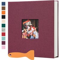 Large Photo Album Self Adhesive 20 Sheets/40 Pages DIY Bookshelf Album for Baby Family Anniversary Wedding Photo Storage