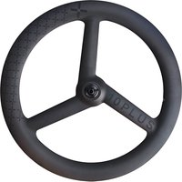 AliExpress NONE 10Plus 3 Spoke Disc Brake Wheel 700c Clincher &Tubeless Aero Carbon Rims Ratchet System Center Lock Hub