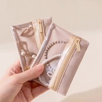 High-end Sealed Anti-oxidation Jewelry Box with Velvet Fabric Accessories Earrings Rings Necklaces Storage Travel Storage Bag
