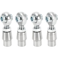 4pcs 5/8''-18 Heim Joint Rod End Kit w/ Spacers,Tube Adapters & Jam Nuts 0.625'' Chromoly Joints Heat Treated
