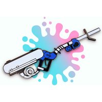 Game Splatoon 3 Badge Jet Fighter Weapons Liter 4K Limited Badges Jewelry Doujin Cosplay Collections Gifts