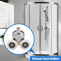 Balcony Door Pulleys For Most Showers For Most Showers 4pcs Clean Single Shower Door Rollers Glass Shower Doors