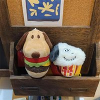 Snoopys Cartoon Peripherals Burger Dog Popcorn Dog Backpack Bag Car Keychain Youth Decoration Gift