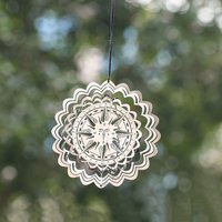 Compass Sun Wind Spinner Feng Shui Mysterious Sacred Whirligigs Illusion Wind Chimes Pendant DIY Suncatcher Making Yard Decor