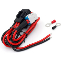 #030J 4-Pin 12AWG DC Power Supply Cable for Yaesu Radio FT-450D Kenwood (plastic)