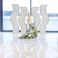 PVC-Hochzeitsdekoration Acryl-Wellen-Hintergrundwand