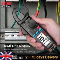 BSIDE Digital Clamp Meter Professional 1mA Resolution Ammeter Pliers True RMS DC AC 100A Multimeter Car Current Voltmeter Tester