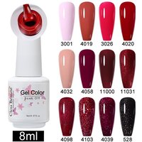 Clou Beaute 8ml hema/TPO Free Nail Gel Polish Top Base Coat Vernis Nail Art Professionals Soak Off UV Gel Gel Varnish Lacquer