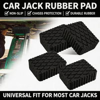 Solid Rubber Lifting Pads Heavy Duty Lifting Blocks Non-Slip Spacers for Car Jacks Anti-Corrosion Protector for Jack and Racks