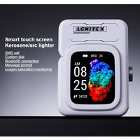 2026 new Bluetooth intelligent electronic touch screen lighter, high-end intelligent lighter, cigarette accessories, men's gift
