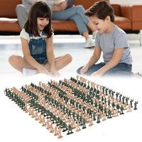ZK20 Soldiers Action Figure Army Scene Model Plastic Mini Soldiers Toy for Kids