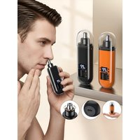 Electric Nose and Ear Hair Trimmer for Men USB Charging Nose Hair Clipper Painless Portable Mini Men's Eyebrow Nose Hair Remover