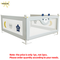 PANGDUBE 1 piece Baby Safety Railing for Children Bed Rail Guard Protective Barrier for Kid Bed Need to Screw Installation