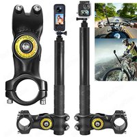 AliExpress SZKOSTON Motorcycle Bicycle Selfie Stick Monopod Mount Handlebar Bracket for Insta360 X5 X3 X4 GoPro Hero 13 12 11 10 9 8 DJI Accessories