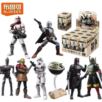 Blokees Blind Box Star Wars Star Edition No.1 Mystery Box Anime Figure Bounty Tour Ornament Collect Toy Birthday Gift