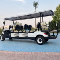 The Best Street Legal High Speed 60v/72V Golf Carts Electric 6+2/8 Seater 72v Lithium Battery Golf Cart