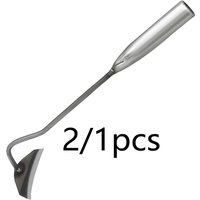 Hand Hoe 11'' Digging Labor Saving with Handle Metal Lightweight Garden Weeder Tool for Garden Backyard Yard Bonsai Planting