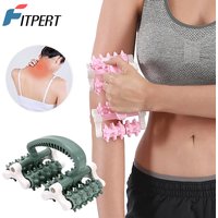 Muscle Massage Roller, Moon Car Plastic Roller Ball Massager Back Legs Body Muscles Relax Tool Healthy Care Massage Instrument