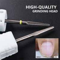 3/32" Small Cone Clean Medium Grit Carbide Cuticle Cleaner Bit for Electric Nail Drills – Professional Manicure Tool for Nail Sa
