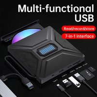 USB 3.0 Type C External CD DVD RW Optical Drive Super Drive for Laptop Notebook - DVD Burner And Writer Function