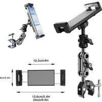 AliExpress LRBH Phone and Tablet Holder for Treadmill/Spin Bike/Stroller/Wheelchair/Golf Cart/Poles/Music Stand/Stationary Bike