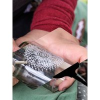 Hands Free Magnifying Glass 5XAdjustable Clip On Magnifying Glass Square Magnifying Glass Full Book Page Reading Magnifier