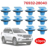 10pcs Car Door Panel Trim Side Skirt Clip Wheel Arch Guard Apron Fastener For Toyota Prado Alphard Voxy Noah Estima Previa Lexus