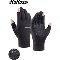 AliExpress kokossi KoKossi Winter Fishing Non-slip Gloves Windproof Waterproof Touchscreen Gloves Thermal Fleece Outdoor Sports Cycling Gloves
