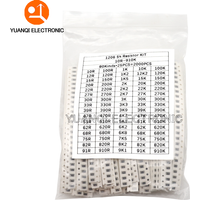 2000pcs 4000pcs 5% 0402 0603 0805 1206 SMD Chip Resistor Assorted Kit 10 ohm - 910K 80values Resistance Sample set