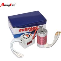 Platinum Waterproof Brushless Motor for RC Car, Rock Crawler 3665 3100KV 2600KV 2100KV 60A ESC 1/10
