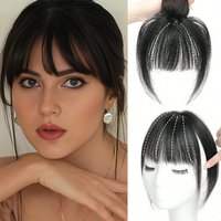 3D air bangs top patch French bangs wig natural seamless simulation wig piece suitable for women to use