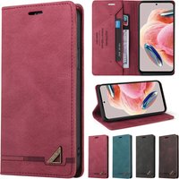 Wallet Anti Theft Brush Magnetic Flip Card Stand Leather Case For Xiaomi Redmi 14C 13C 12C 10C Note 14 Pro+ 13 12 12S 11S 11 Pro
