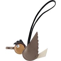TOPHIGH Flying Bird Pendant For Women Bag Cowhide Leather New Cartoon Designer Luxury Bag's Keychain Newly Car hanging Charms
