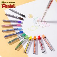 8/12 Stifte/Set Japan Pentel Farbstifte für Art Multi8 Druckbleistift Öl-Wachs-Minenkern Zurück zur Schule Kawaii Schreibwaren