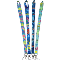 Disney Stitch Cartoon Key Lanyard ID Badge Holders Animal Phone Neck Straps with Keyring Phone Accessories