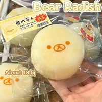2026 Handmade Squishy Banana Carrot Bear Shaped Squeeze Toys Slow Rebound Stress Relief Squishy Fidget Toys for Anxiety Relief