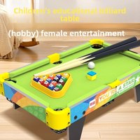 Mini Wooden Billiard Table for Kids 6+ Years Old Indoor Home Use Large Size Billiards Toy Gift Set for Boys Girls