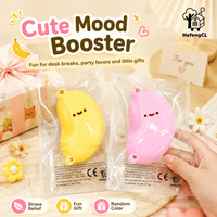 Cute Banana Squishy Toy Stress Relief Fidget Squeeze Sensory Kids Gift