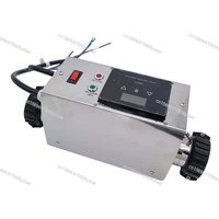 3KW 220V Electric Swimming Pool SPA Water Heater Thermostat Bath Tub Heating Machine Pool Accessory