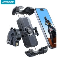 AliExpress NONE Joyroom Motorcycle Phone Mount Bike Phone Holder Ultra-Stable Bicycle Phone Mount Handlebar Cell Phone Clamp for Scooter