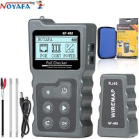 NOYAFA Network Cable Tester NF-488 Poe Ethernet Cable Tester Continuity Tester DC Power Switch Loop-Back Test for CAT5e/CAT6/6a