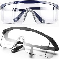 AliExpress NONE 2Pcs Anti-Splash Work Safety Glasses Eye Protecting Lab Goggles Protective Industrial Wind Dust Proof Goggles Cycling Glasses