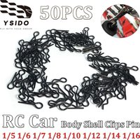 50Pcs RC Car Body Clips Pins Housing Latch R Buckles Fixed for TRAXXAS SCX10 1/5 1/6 1/7 1/8 1/10 1/12 1/14 1/16 RC Car Shell