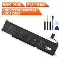 For Razer Blade 14 2023 2024 RZ09-0508 RC30-0482 Replacement Battery 15.4V 4422mAh with Free Tools