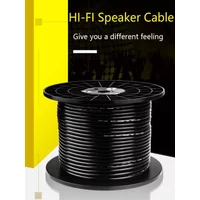 OFC Speaker Cable DIY 4 Core Oxygen Free Copper Loud Audio Cables Wire For AMP CD Acoustic Terminal Amplifiers Cord AUX Line