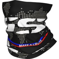Custom GS Bandana Neck Gaiter for Ski Hunting Men Women Wrap Scarf Balaclava Warmer