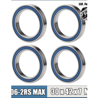 AliExpress NONE 6806-2RSV MAX Bearing 30*42*7 mm 4Pcs Full Balls Bicycle Frame Pivot Repair Parts 6806 2RS RSV Ball Bearings 6806-2RS