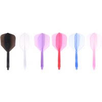 3Pcs/lot 2BA integrated dart with fixed shape transparent tail anti drop durable dart blade