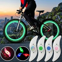 Bike Wheel Spoke Light Tire Lights 3 Modes LED Atmosphere Lamp Waterproof Bike Safety Warning Easy Install Bicycle Accessories