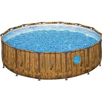 Swimming Pool 4.27m X 1.07m Round Shape Stable Build For Outdoor Family Summer Water Activities